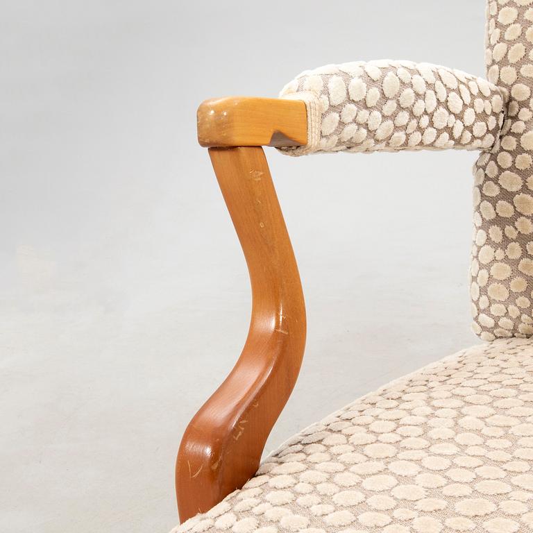 Josef Frank, armchair, model 969, Firma Svenskt Tenn, late 20th century.