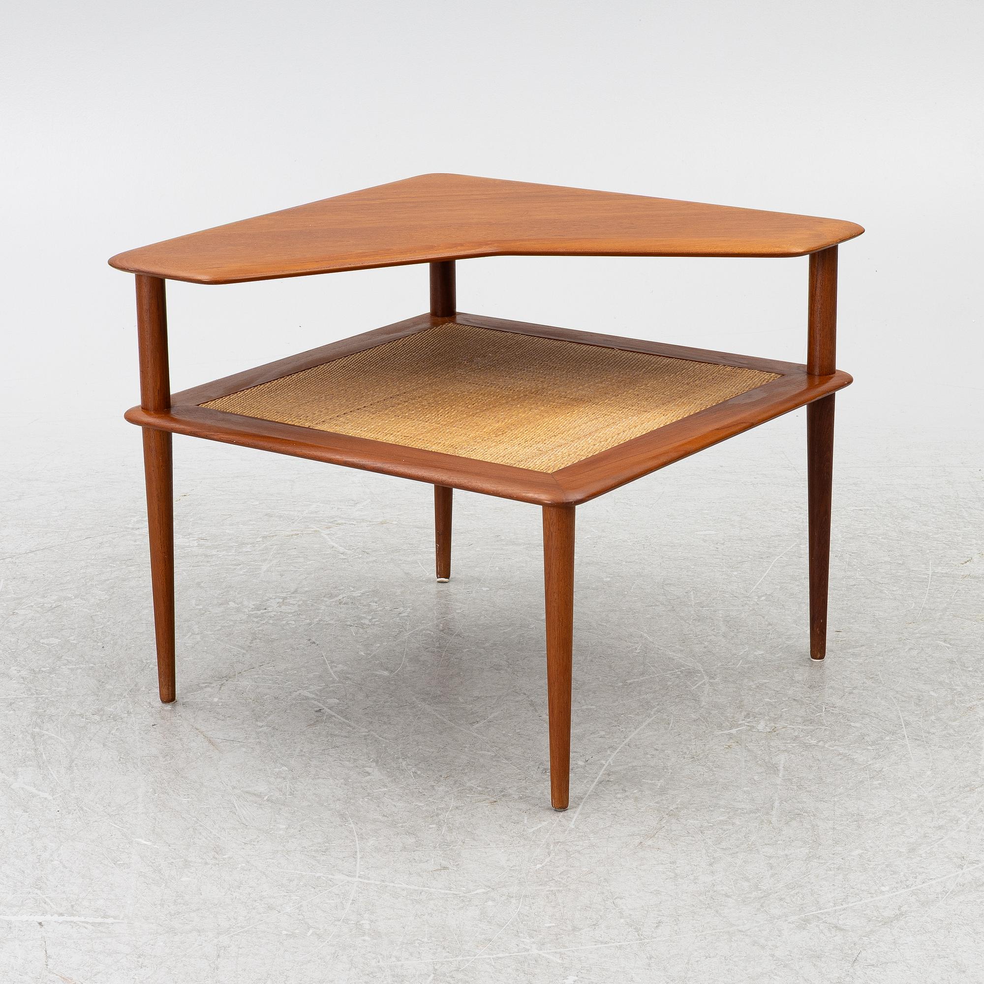 Peter Hvidt & Orla Mølgaard Nielsen, soffbord, "Minerva", France & Son, Danmark, 1960-tal.