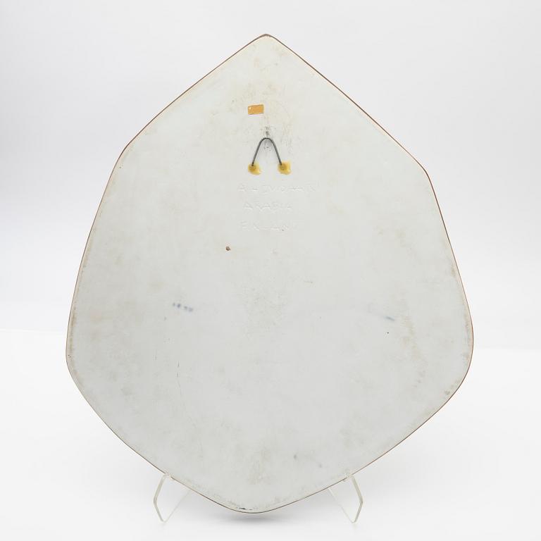 Annikki Hovisaari, Relief, stoneware, second half of the 20th century.