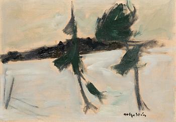 Helge Stén, olja på duk, signerad.