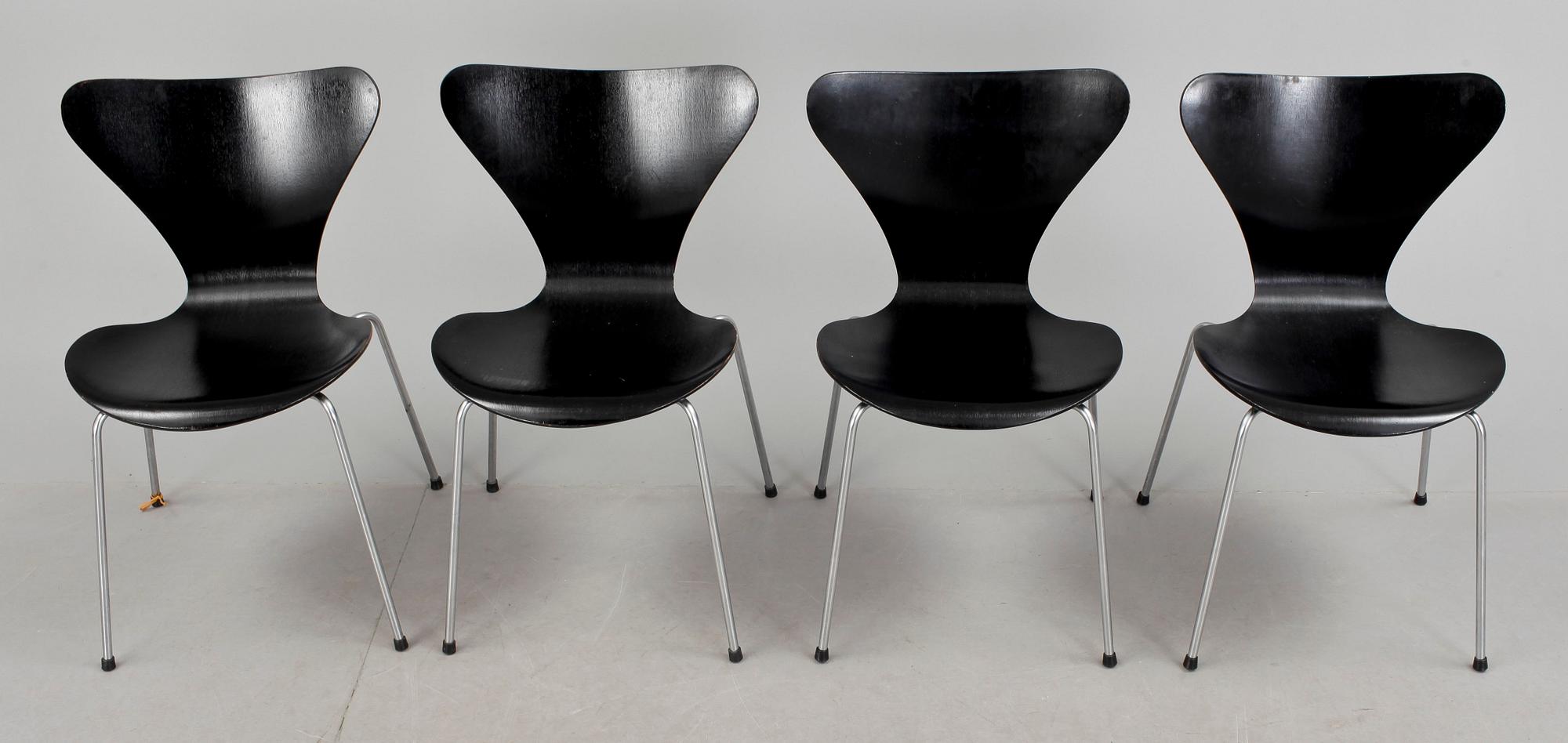 STOLAR, 4 st. "Sjuan", Arne Jacobsen.