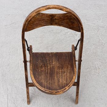 Uno Åhrén/CA Buffington, a set of six 'Bern' folding chairs, Gemla, 1930's.