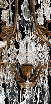 LJUSKRONA, sent 1800-tal. Höjd ca 110 cm.