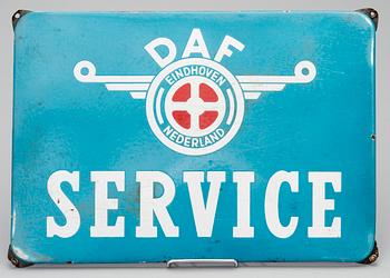 ENAMEL SIGN, mid 20th century.