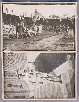 ETUI MED VYKORT, Olympiaden Stockholm 1912.