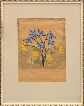 KERSTIN MARIA (MAJA) FJAESTAD, träsnitt, 2 st, sign.