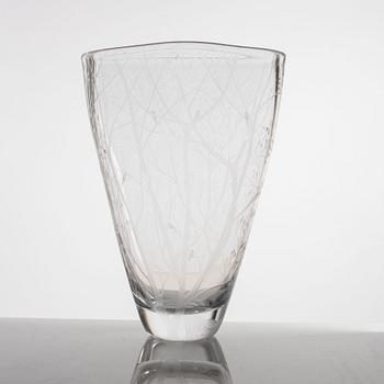 Vicke Lindstrand, a glass vase, Kosta, Sweden, 1950's/60's.