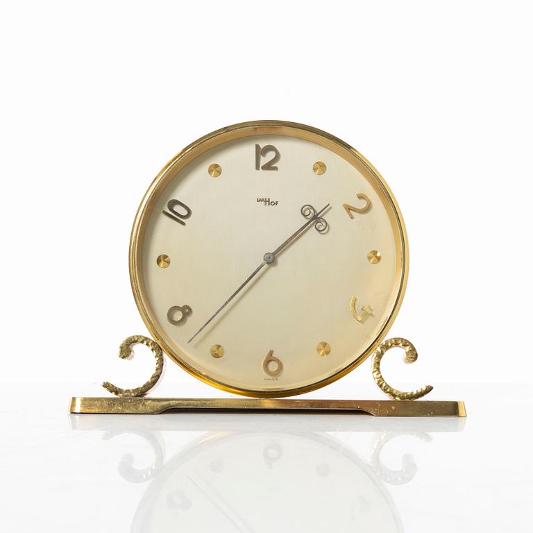 Table clock, Imhof, mid-20th century.