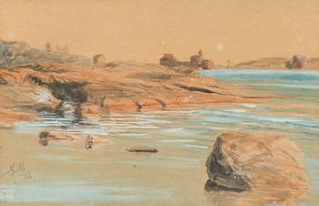 Ali Munsterhjelm, Rocks by the shore.