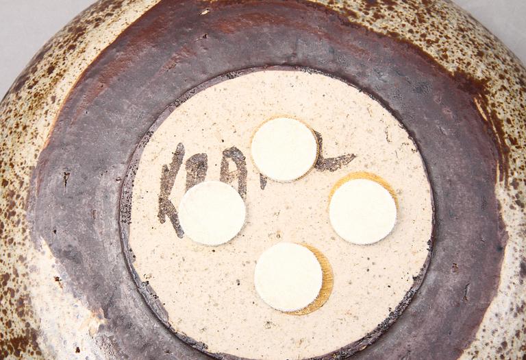 SKÅLFAT, stengods, Ulla och Gustav Kraitz, Fogdarp, Förslövsholm, 1900-talets andra hälft.