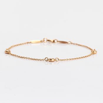 Tiffany & Co, Elsa Peretti, armband, "Diamonds by the Yard", 18K guld med diamanter.