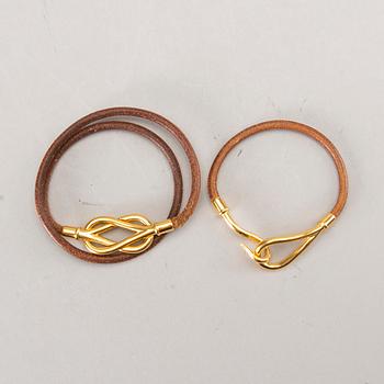 HERMÈS, armband, 2 st.