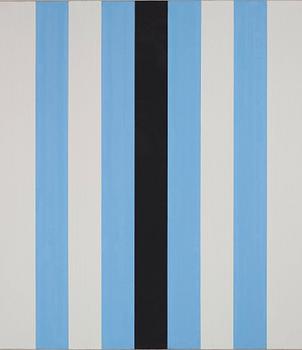 Andreas Brandt, "Schwarz und helles blau in der mitte".