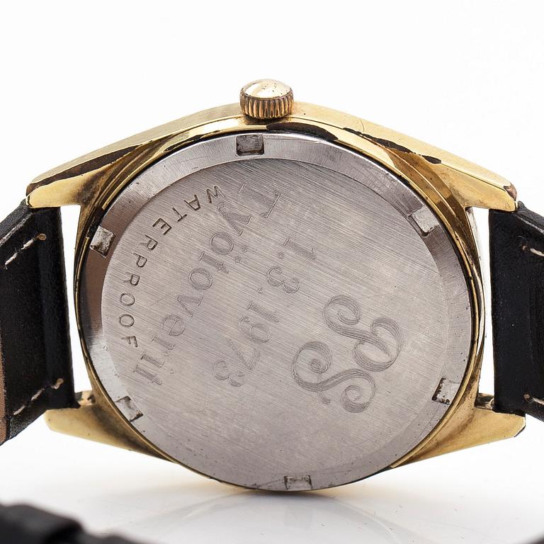 Omega, Genève, wristwatch, 34 mm.