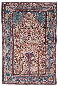 RUG. Semi-antique Teheran. 211,5 x 142,5 cm.