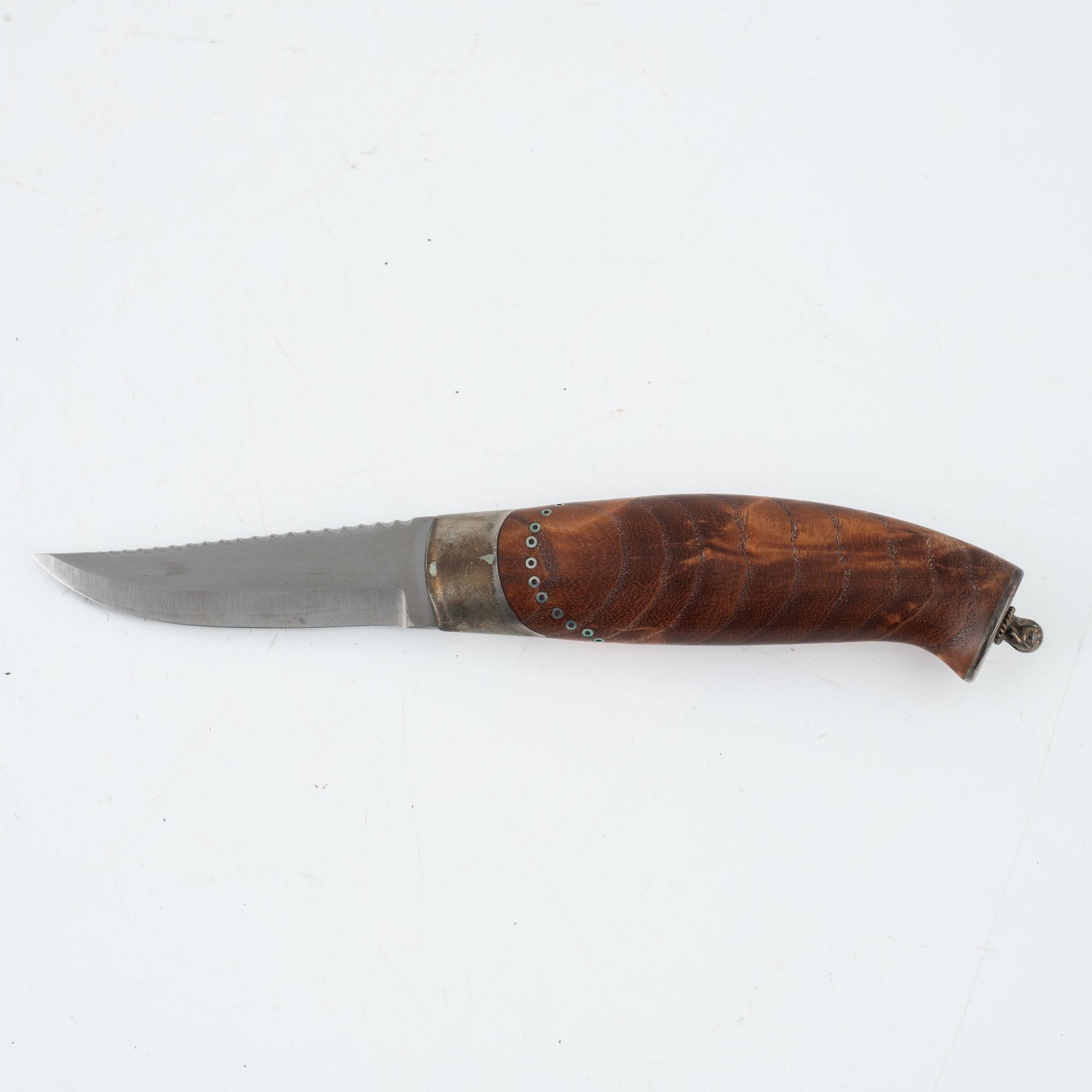 Leif Reiersen and Håvard Bergland, knife, signed.