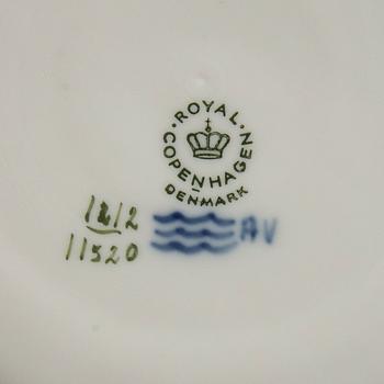 Arnold Krogh, service approx. 66 pcs "Blue Fan", Royal Copenhagen Denmark.