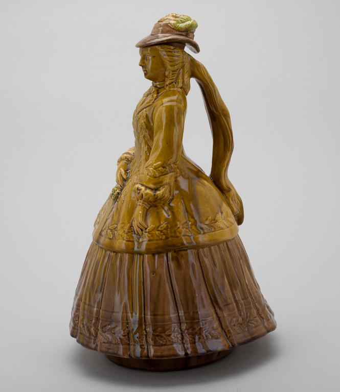 KANNA, fajans, möjligen England 1800-talets mitt.