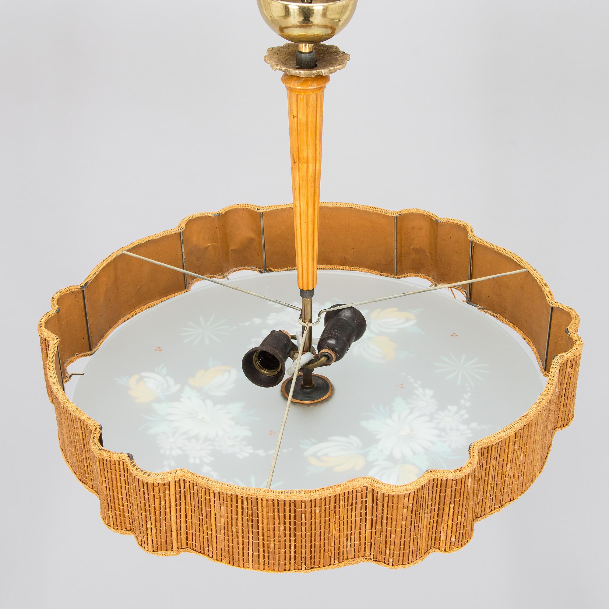 Gunnel Nyman, kattovalaisin, malli 20317 Idman / Kauklahden Lasitehdas 1900-luvun puoliväli.