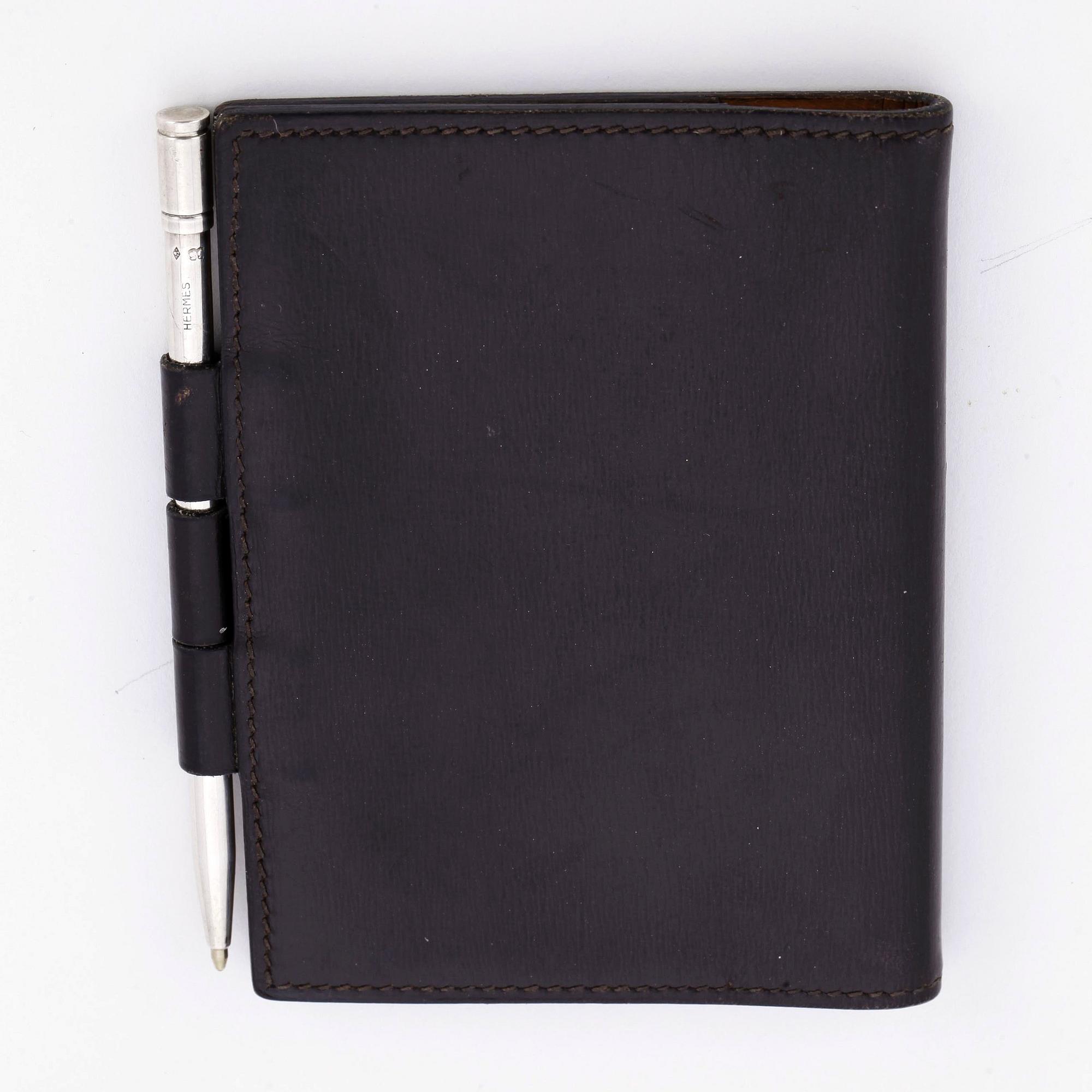 FODRAL, almanacksfodral med penna, Hermès.