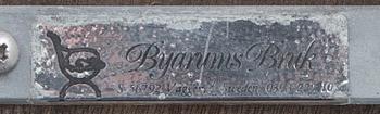 Byarum, "Bryggeristol, 4 st, Honduras Mahogny.