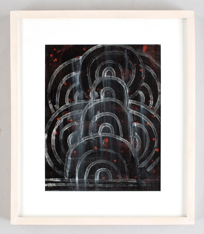 CHRIS MARTIN, akvarell, sign och dat.