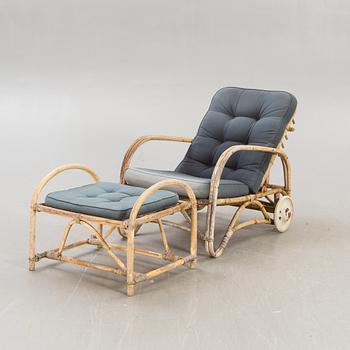 Josef Frank, vilstol med fotpall 1900-talets mitt.