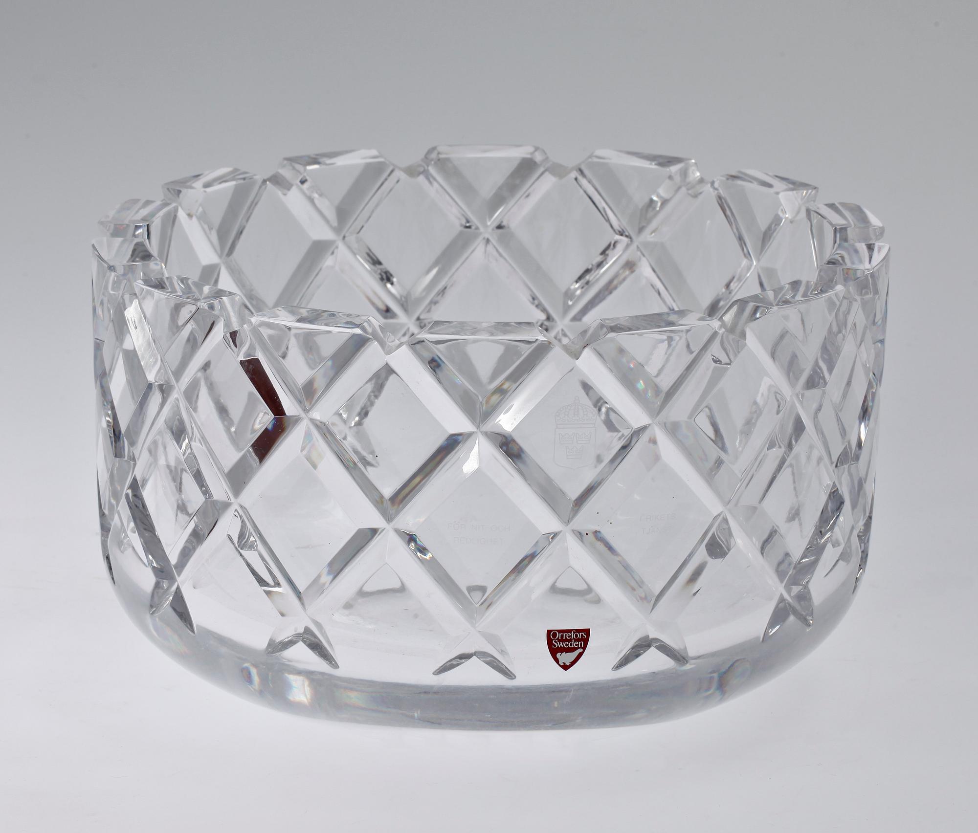 SKÅL, glas. Gunnar Cyrén, Orrefors.