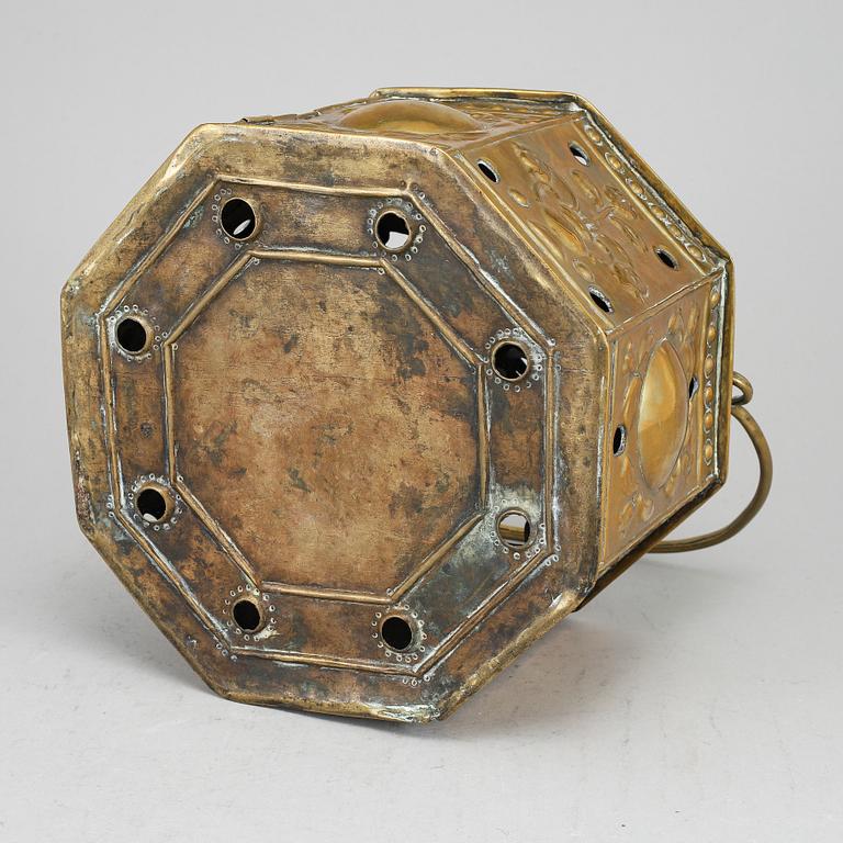 GLÖDBEHÅLLARE / FOTVÄRMARE, Barock, troligen Nederländerna, 1700-tal.