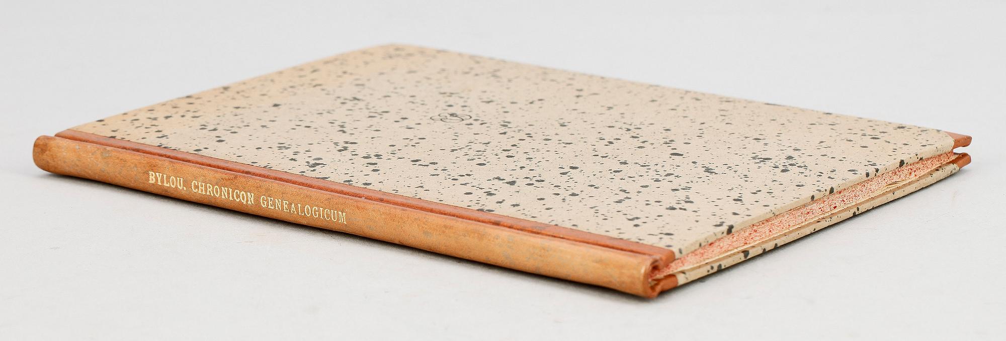 BOK, "Chronicon Genealogicum eller Underwisning på..." av bla Anna Fickesdotter Bylou, Stockholm 1718.