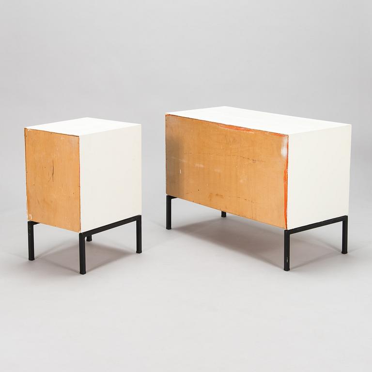 Oiva Parviainen, A 1960's sideboard and drawer unit for Lahden Puujalostus.