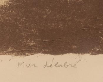 Jean Dubuffet, "Mur délabré".