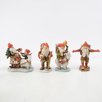 Jenny Nyström, efter, figuriner, 20 st + 2 st, Kalmar Läns Museum.