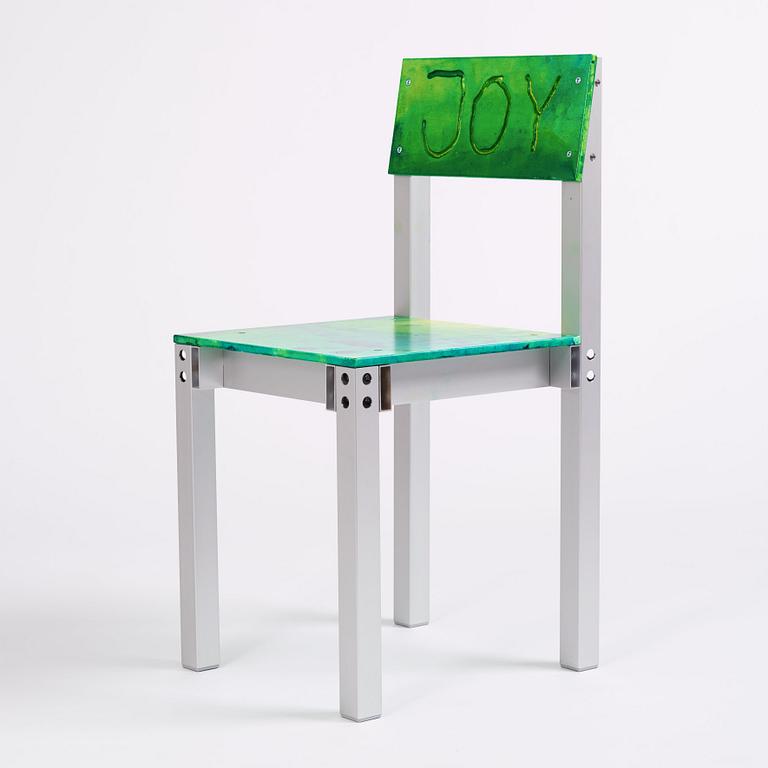 Fredrik Paulsen, a unique chair, "Chair One Open Air, The Diamond Seat", JOY, 2024.