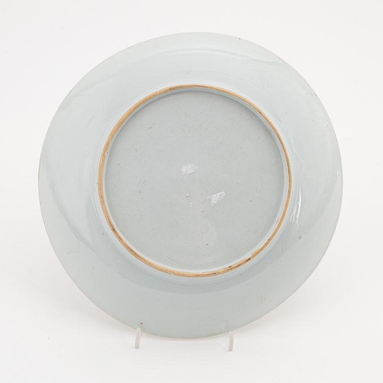 A famille rose dish, Qing dynasty, Qianlong (1736-95).
