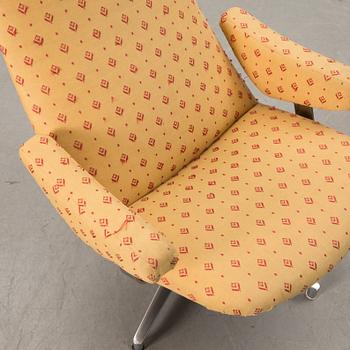 FÅTÖLJ, "Contourette roto", Alf Svensson, Dux, 1960/1970-tal.1900-talets andra hälft.