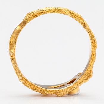 Björn Weckström, Ring "Diamantdamm", 18K guld och diamant ca 0.02 ct. Lapponia 1975.