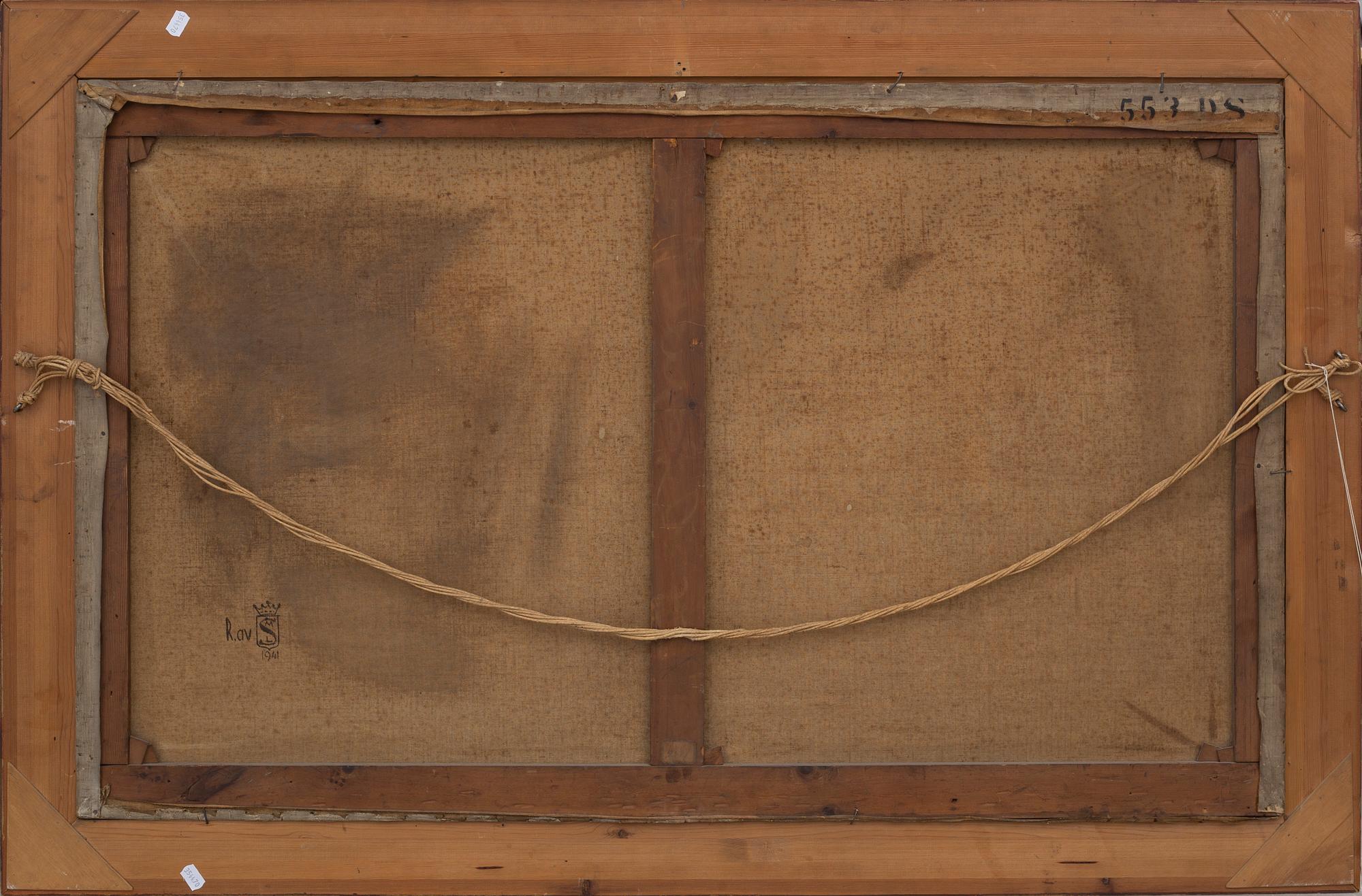 WILLIAM FLEMING VALLANCE, olja på duk, signerad RSA.