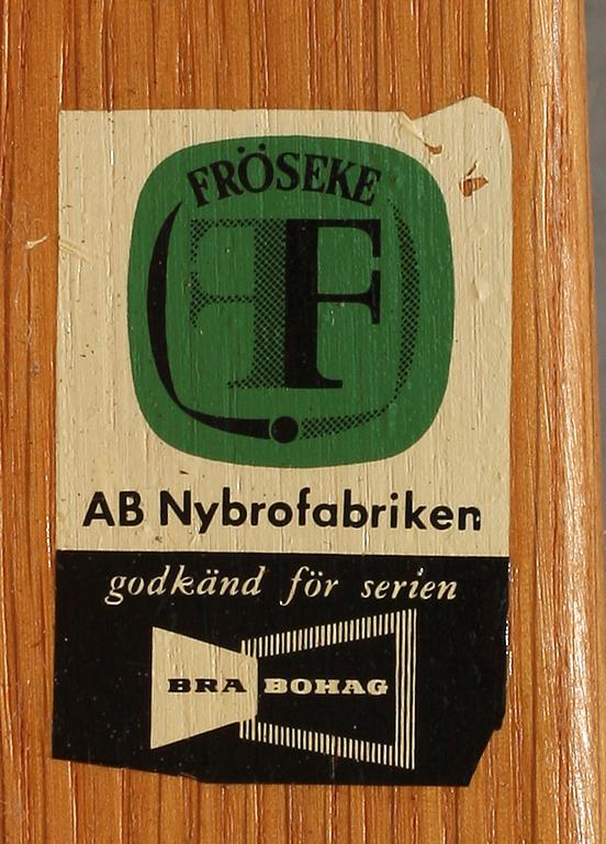 SATSBORD, Frösöke, AB Nybrofabriken, ur Bra Bohag serien, 1950/60-tal.