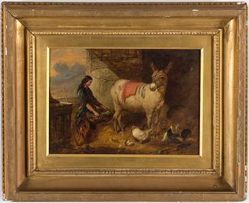 EDWARD CHARLES BARNES, oil on cavnas, signed.