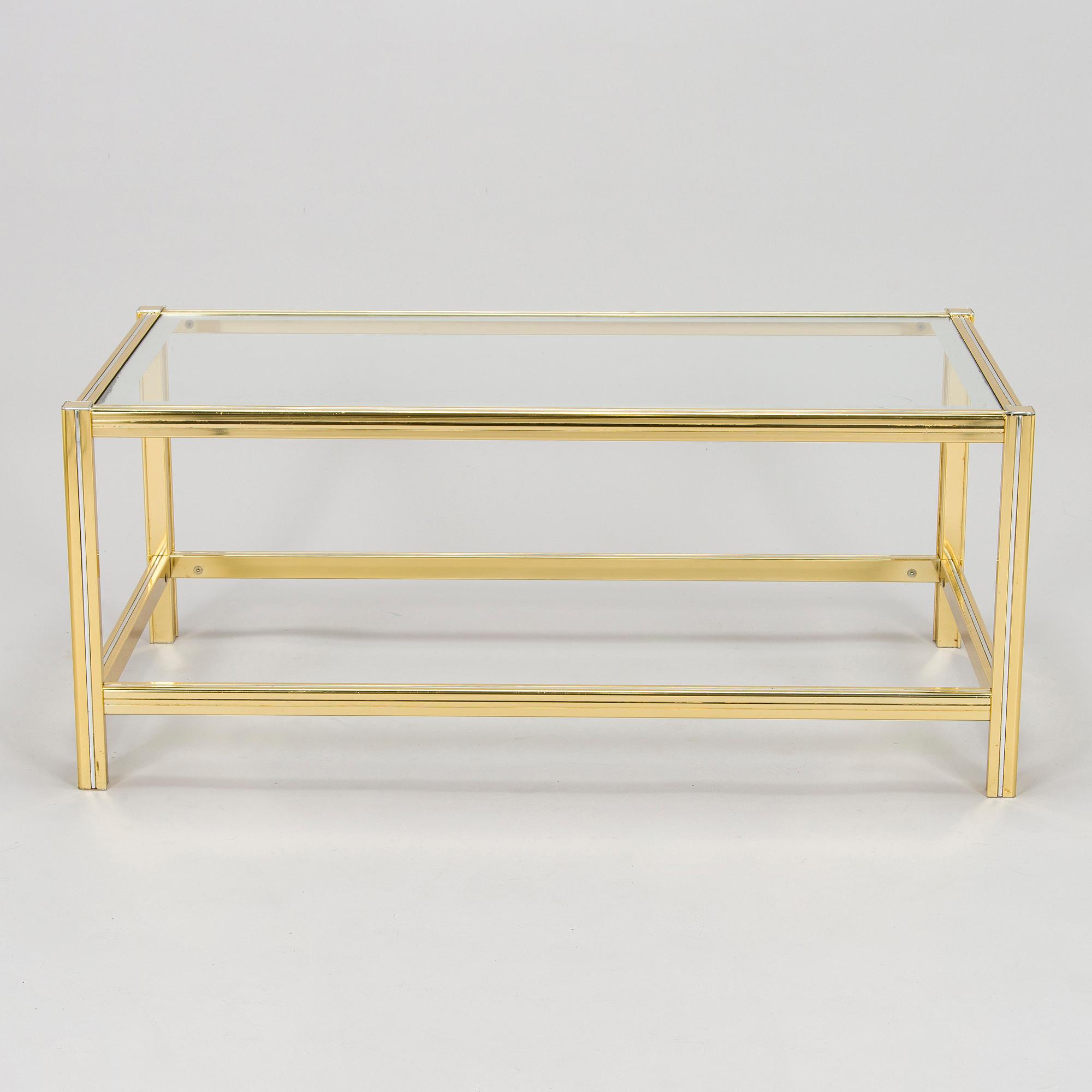 A coffee table and a side table, 1970s/80s.