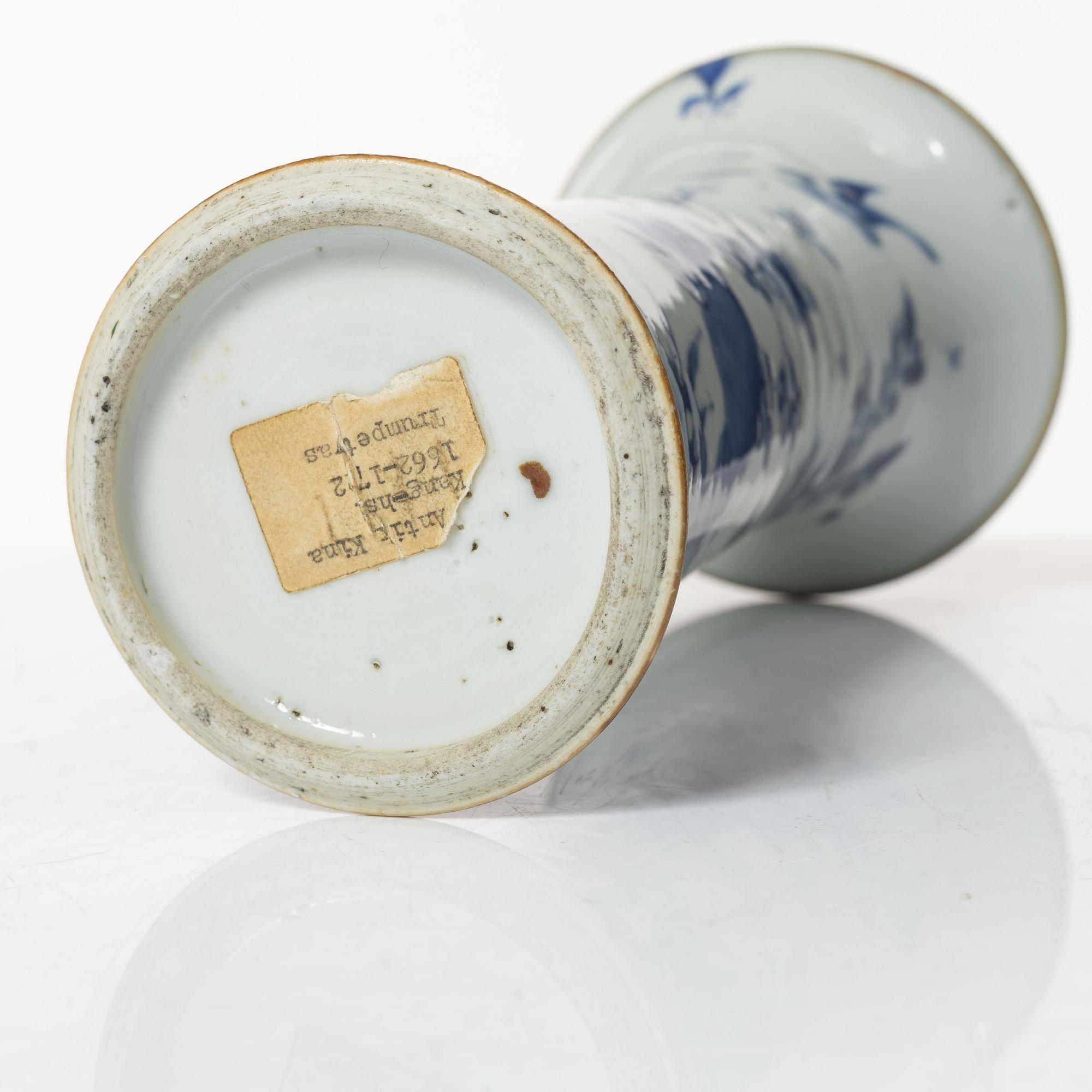 Vas, porslin, Qingdynastin, Kina, 1700-tal.