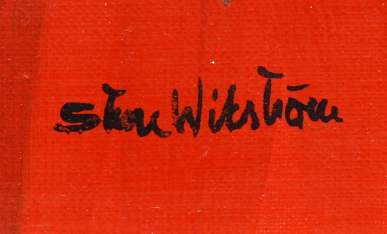 STURE WIKSTRÖM, olja på duk, sign.