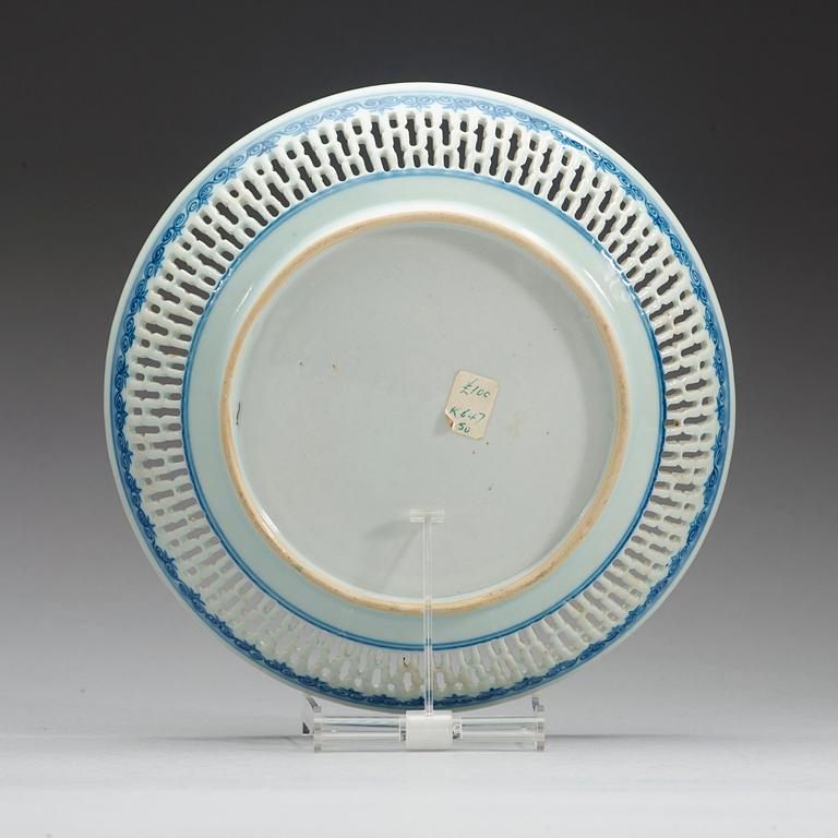 GALLERFAT, kompaniporslin.  Qingdynastin, Qianlong (1736-1795).