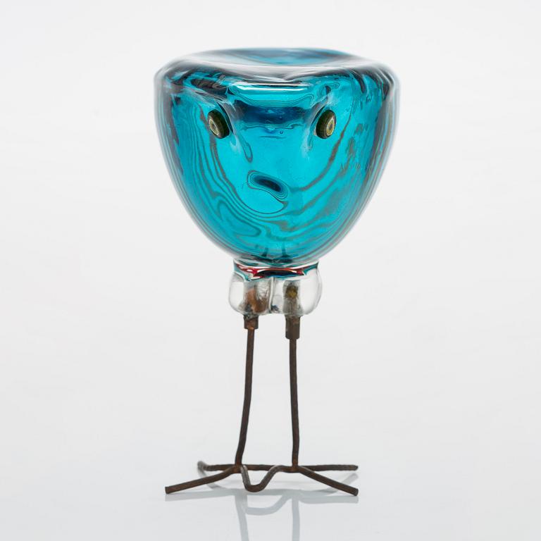 Alessandro Pianon, "Pulcino", skulptur, glas, Vistosi, Murano, Italien 1960-tal.