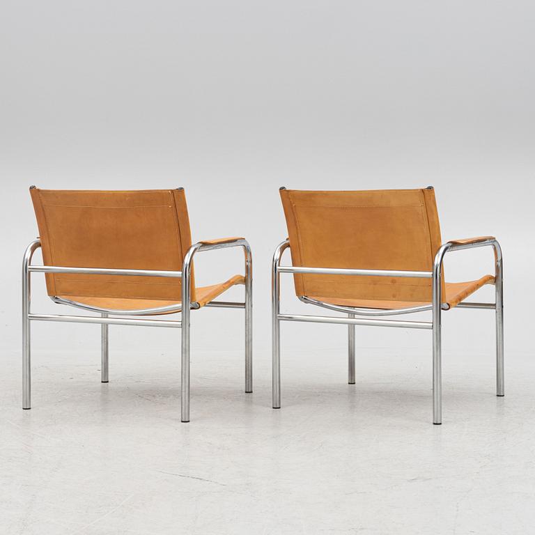 Tord Björklund, a pair of "Klinte", armchairs, IKEA, Sweden, 1980's.