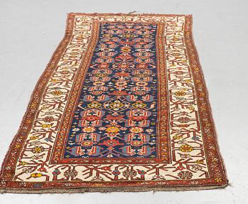 A rug, antique Kurdish, ca 247-253 x 116-125 cm.