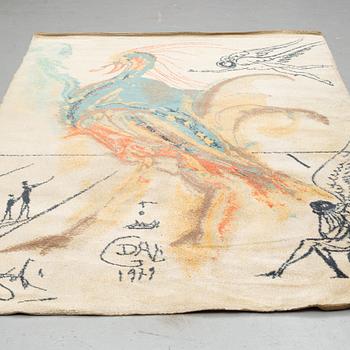 A RUG, after Salvador Dali, Ege Axminster, Denmark, ca 274 x 179 cm.