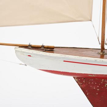 An English model ship, circa 1900.