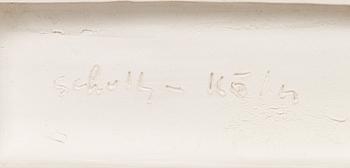 Karl Heinz Schultz-Köln, relief, stengods, signerad Schultz-Köln, numrerad 217/61.